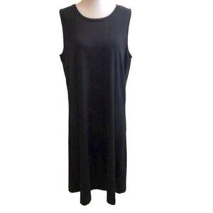 Michael Kors Black Sleeveless Sheath Summer Dress Large